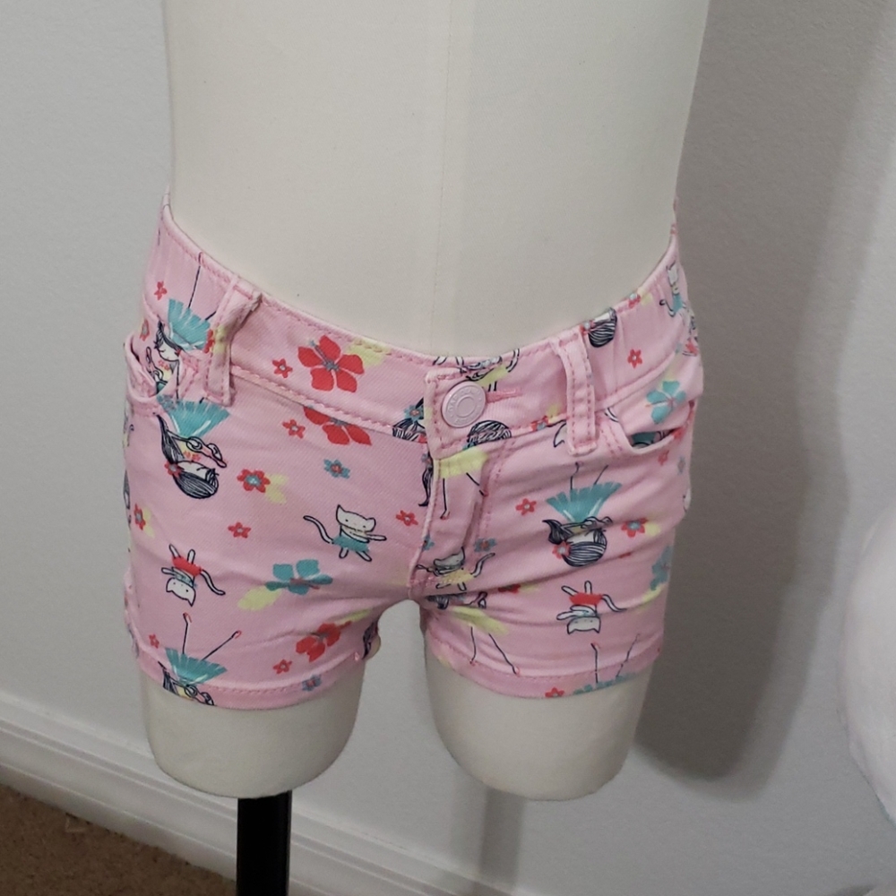 Pink Hula Denim Shorts from Gap (3 Toddler)
